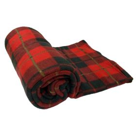 Throw Blanket for Couch Sofa Bed Buffalo Plaid Decor Red and Black Checkered Blanket Cozy Fuzzy Soft Lightweight 60X50 inch Warm Fleece Blanket for Al