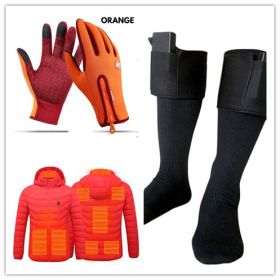 Winter Gloves Touch Screen Riding Motorcycle Sliding Waterproof Sports Gloves With Fleece (Option: SET1-XL.)