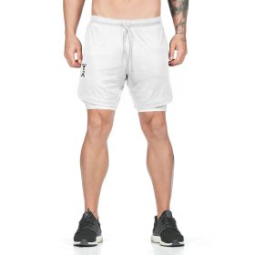 Pocket Compression Shorts (Option: White White-S)