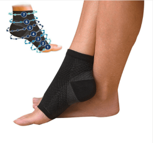 Men Women Anti Fatigue Compression Foot Sleeve Foot Ankle Compression Socks (Option: S M-02)