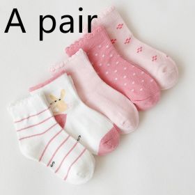 Cartoon stockings (Option: Flower-XL)