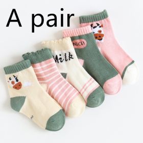 Cartoon stockings (Option: Cow-L)