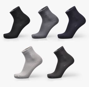 Socks men's new bamboo fiber men's socks (Option: 5color)